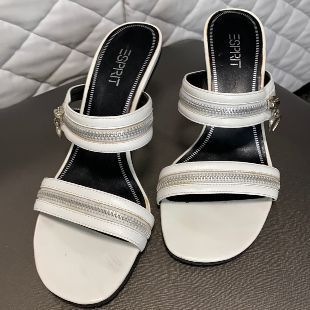 By spirit brand  white sandals.